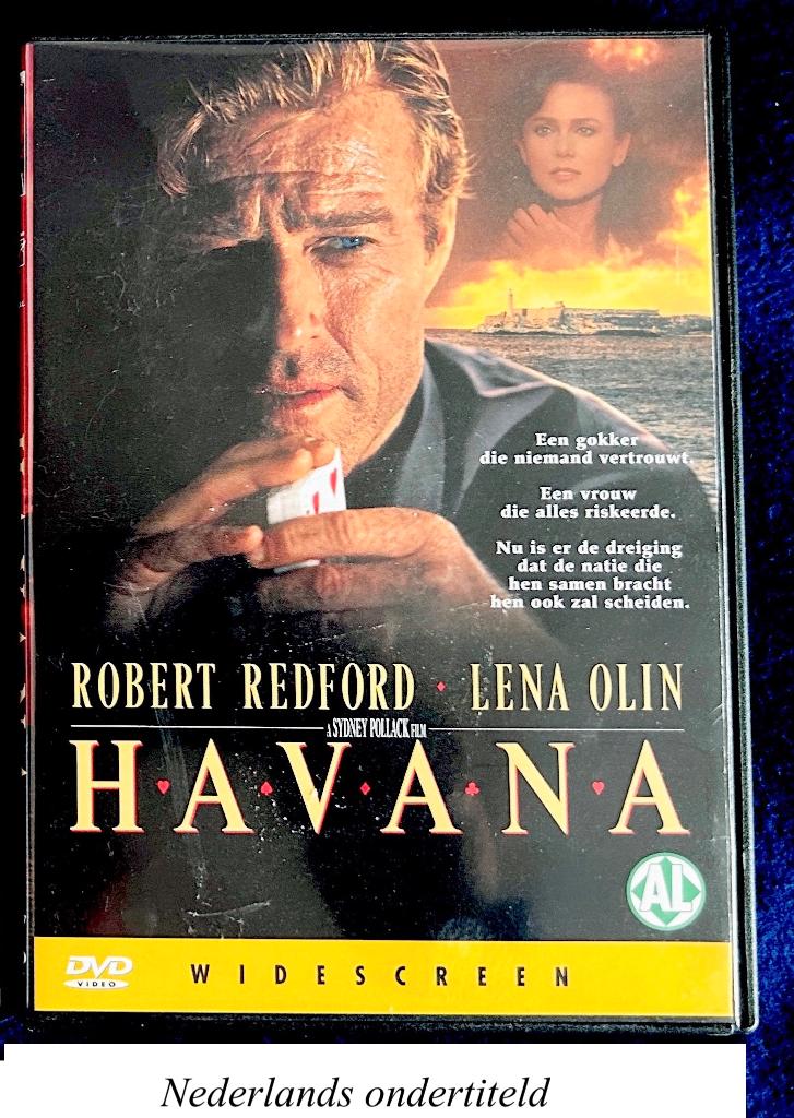 Teab dvd Havanna met Robert Redford & Lena Olin Havana, Alle leeftijden, Ophalen, Zo goed als nieuw