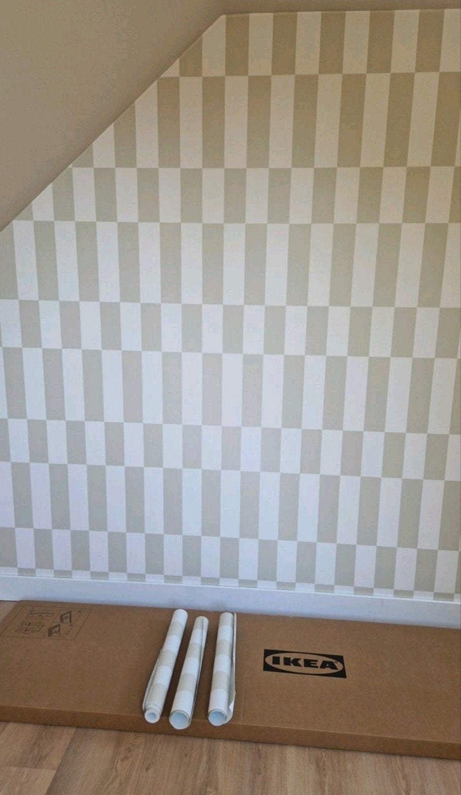 Behang esta home strepen groen, Ophalen of Verzenden, Groen