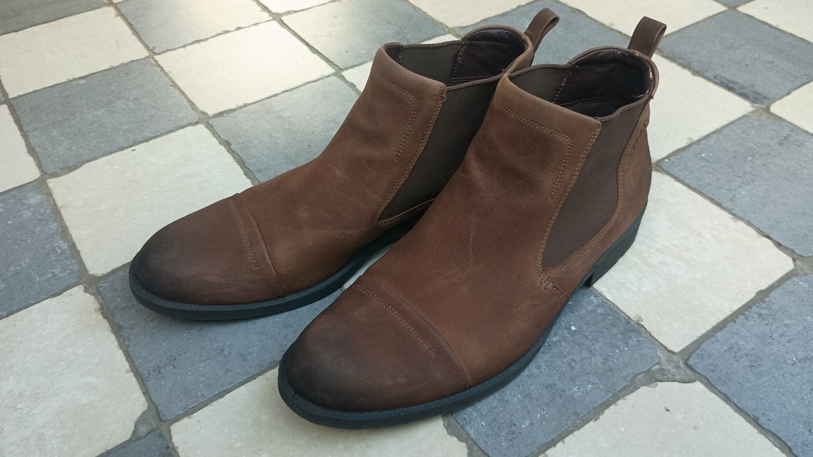 Ecco Chelsea boots maat 44., Ophalen of Verzenden, Zo goed als nieuw, Bruin, Boots