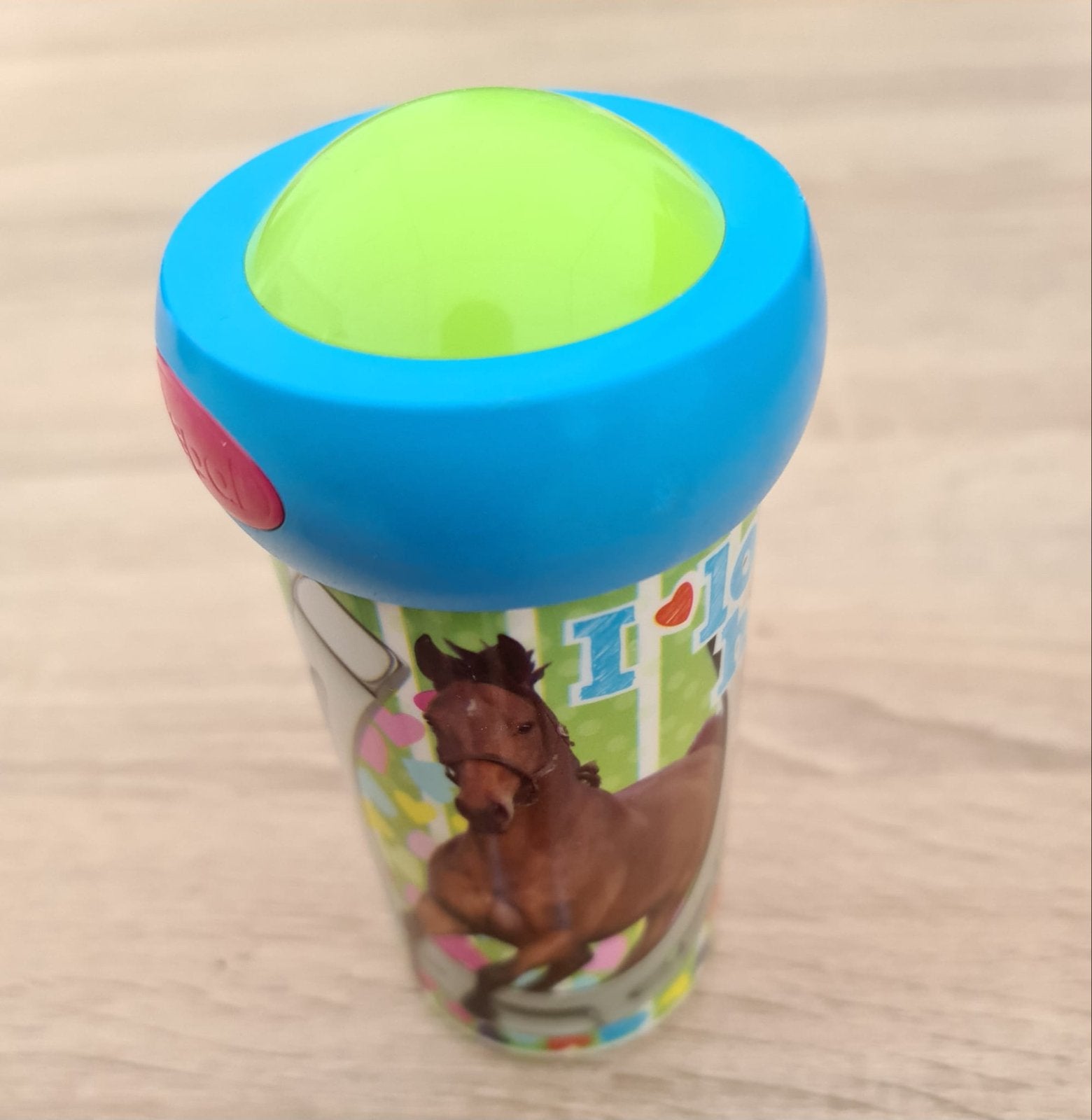 Mepal mooie z.g.a.n. drinkbeker paardenthema, Ophalen of Verzenden, Zo goed als nieuw