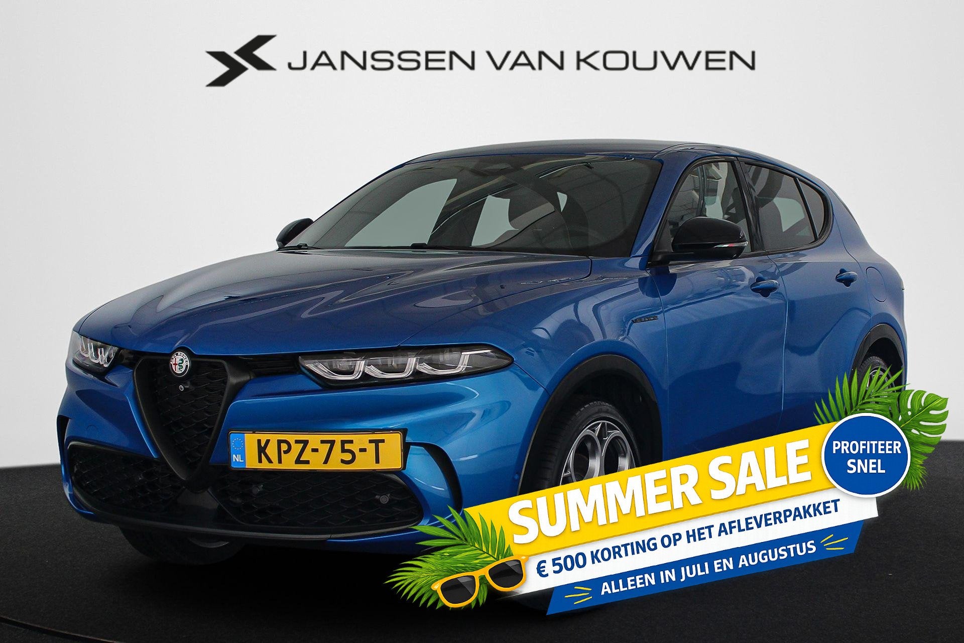 Alfa Romeo Tonale 1.3T PHEV Veloce Leder Stoelventilatie Sto, Auto's, Alfa Romeo, Automaat, 4 cilinders, Bedrijf, Vierwielaandrijving