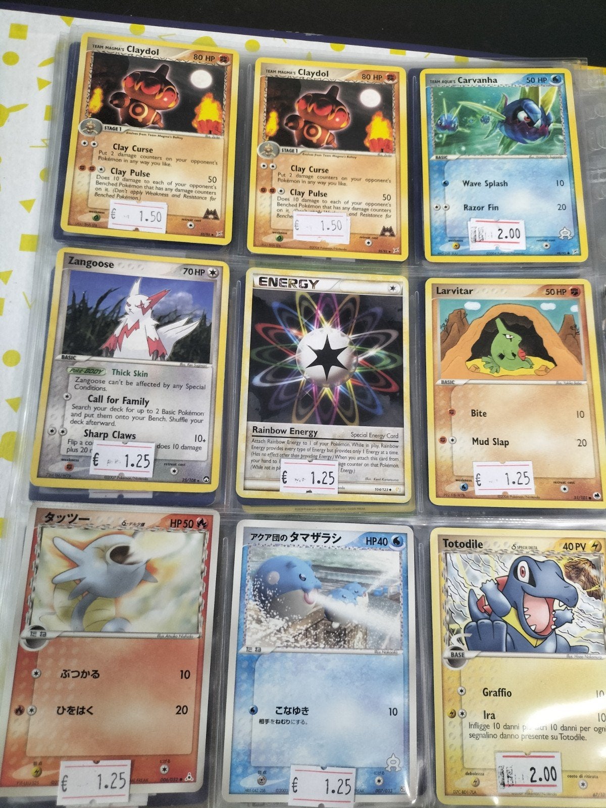 Delta Species & Team Aqua/Magma Kaarten, Ophalen of Verzenden, Zo goed als nieuw
