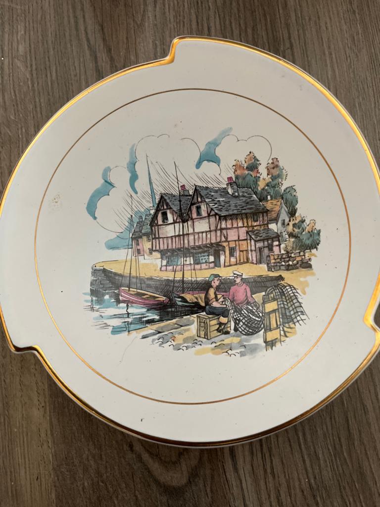 Vintage Plaatje Gouda Holland - Vissersdorp Decor, Ophalen of Verzenden