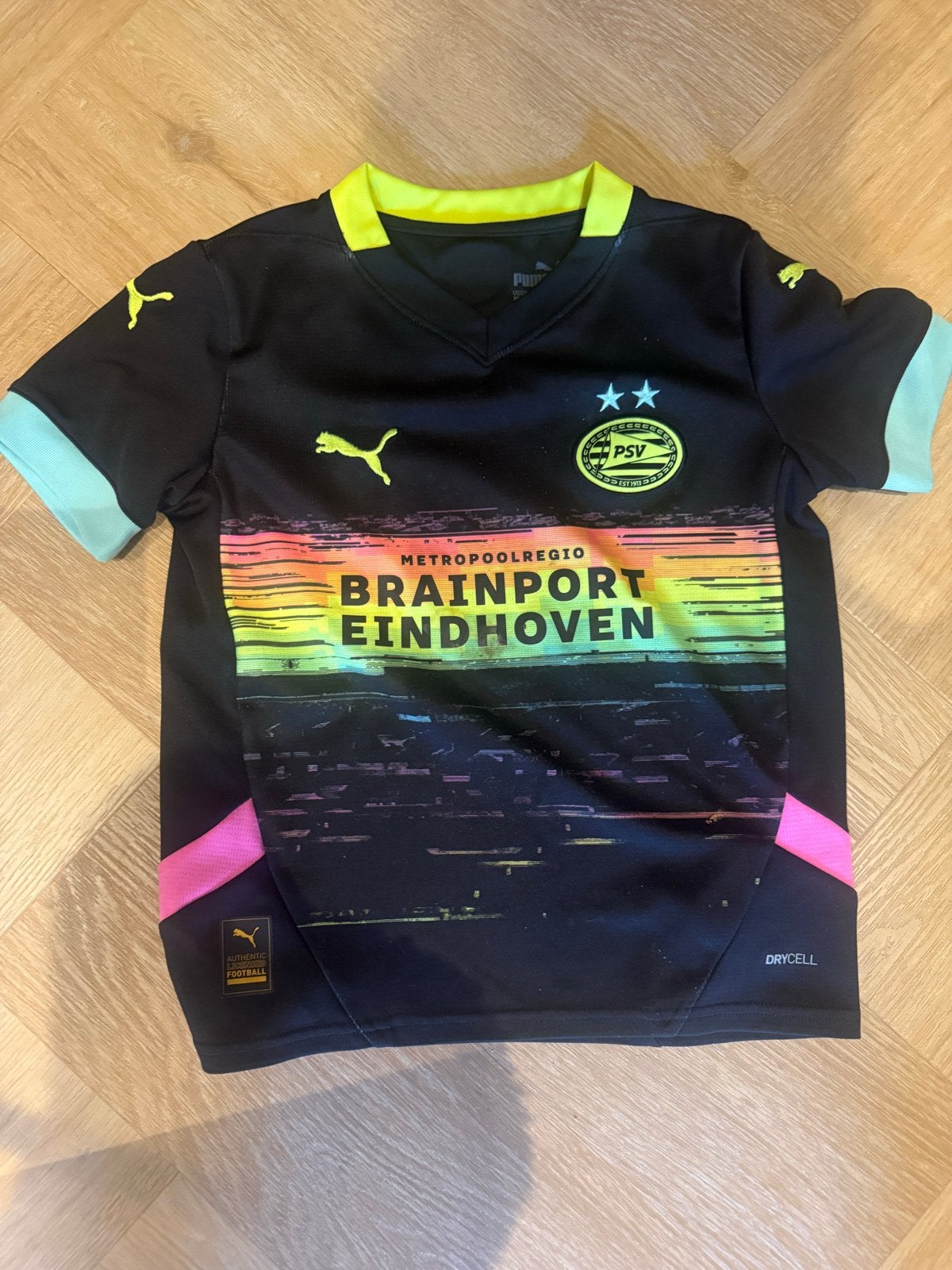 PSV Uitshirt 2023/2024 Maat 128, Ophalen of Verzenden, Zo goed als nieuw, Jongen, Shirt of Longsleeve