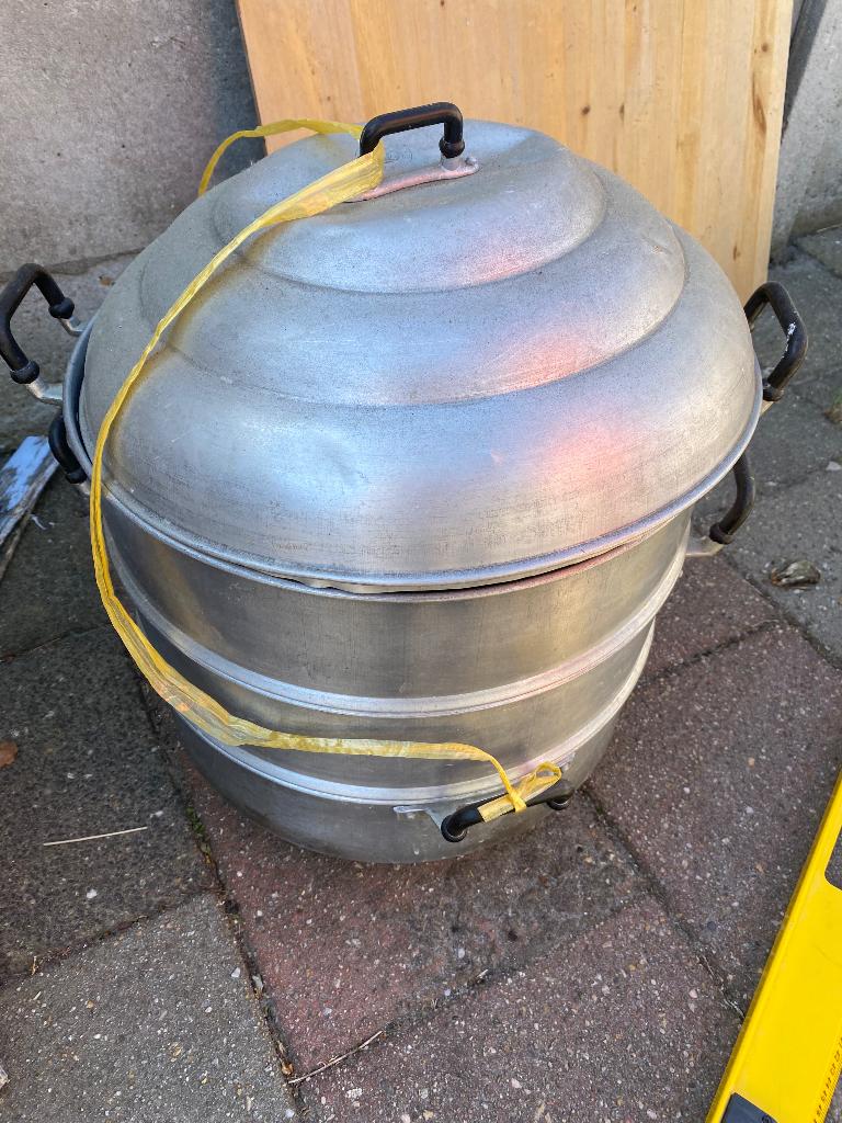 Stoompan/ketel, Ophalen, Gebruikt, Aluminium, Overige typen