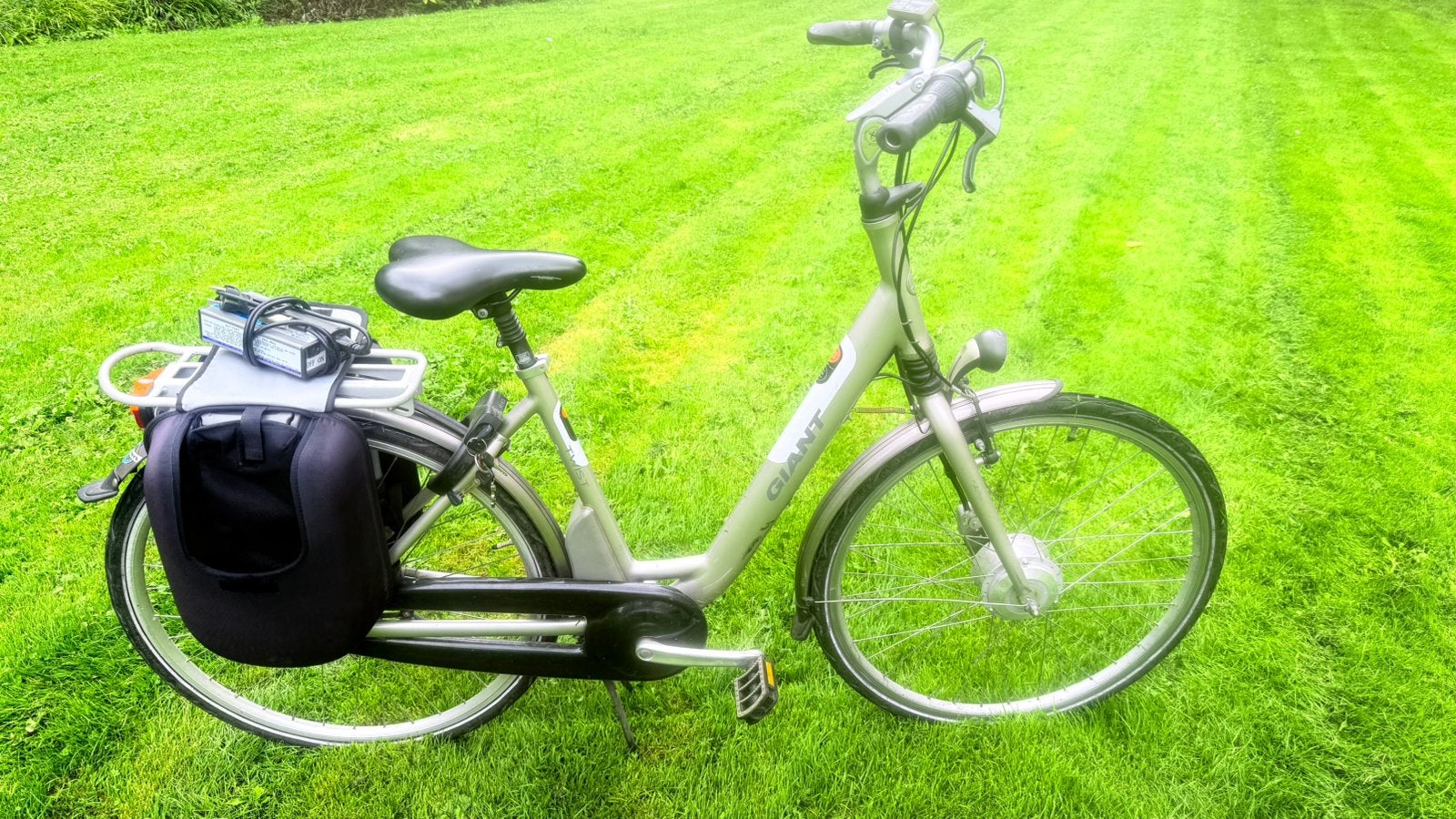 Goed werkende unisex damesfiets E-bike Giant Twist 51cm, Ophalen, Gebruikt, Velgrem, Versnellingen