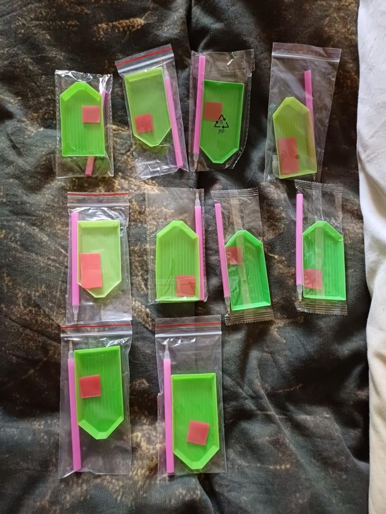 Diamond Paint accessoires setjes van pen, bakje & wax., Ophalen of Verzenden, Nieuw