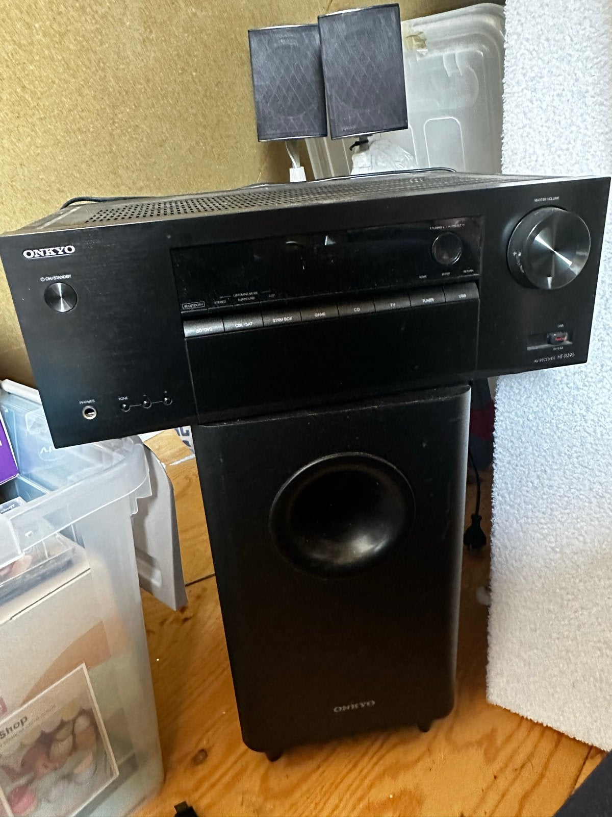 Onkyo HT-R340 Home Cinema set met Subwoofer en Speakers, Audio, Tv en Foto, Ophalen, Gebruikt, 60 tot 120 watt, Onkyo