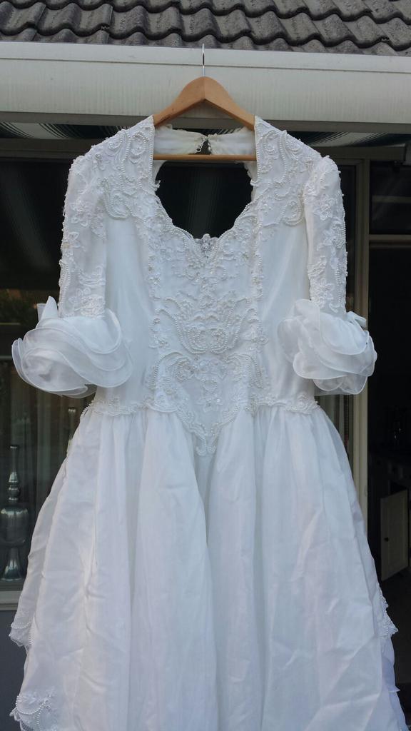 Trouw jurk wit, Kleding | Dames, Trouwkleding en Trouwaccessoires, Ophalen of Verzenden, Zo goed als nieuw, Trouwjurk