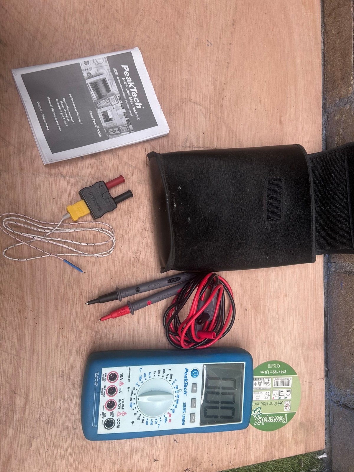 Nieuwe peaktech multimeter 3335DM, Ophalen, Zo goed als nieuw, Multimeter