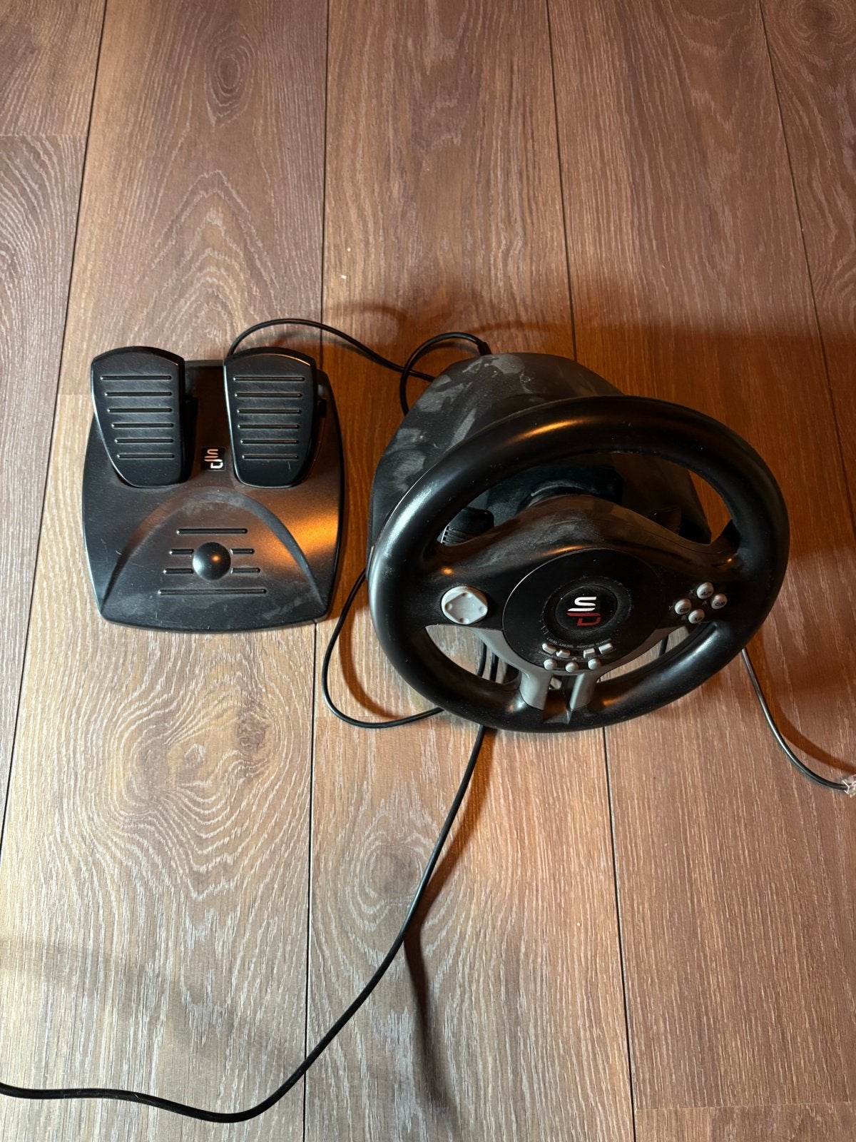 Speedlink Superdrive Racing Wheel & Pedalen voor PC en PS, Speedlink, Racestuur, Gebruikt, Ophalen of Verzenden