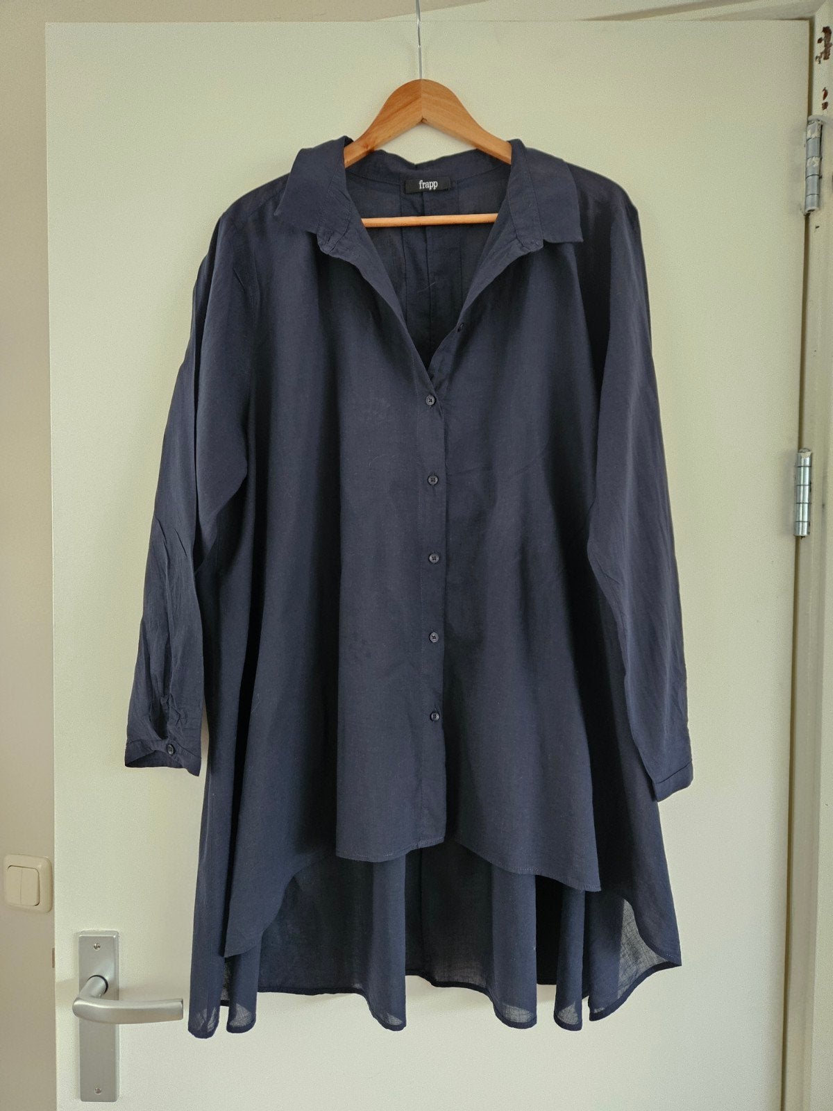 frapp blouse maat 48, Frapp, Blauw, Maat 46/48 (XL) of groter, Ophalen of Verzenden