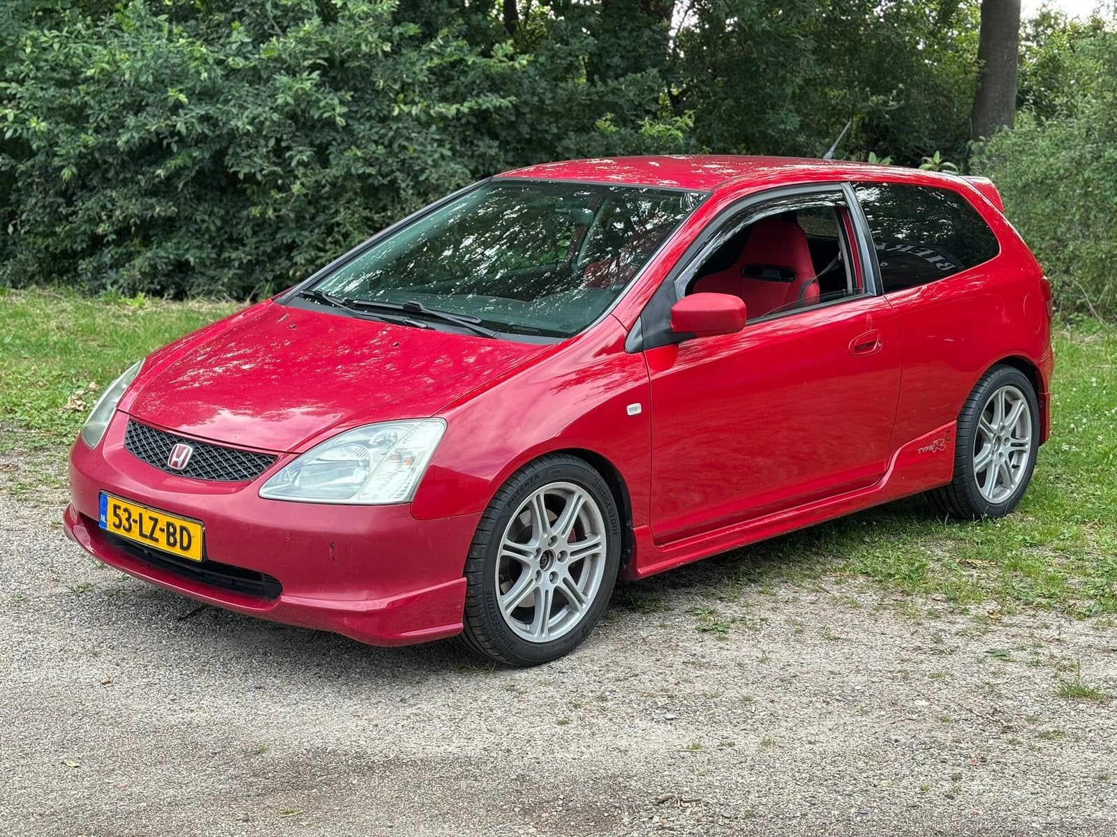 Honda Civic 2.0 I Type-r 2003 Rood, Voorwielaandrijving, 4 cilinders, 4 stoelen, Overige kleuren