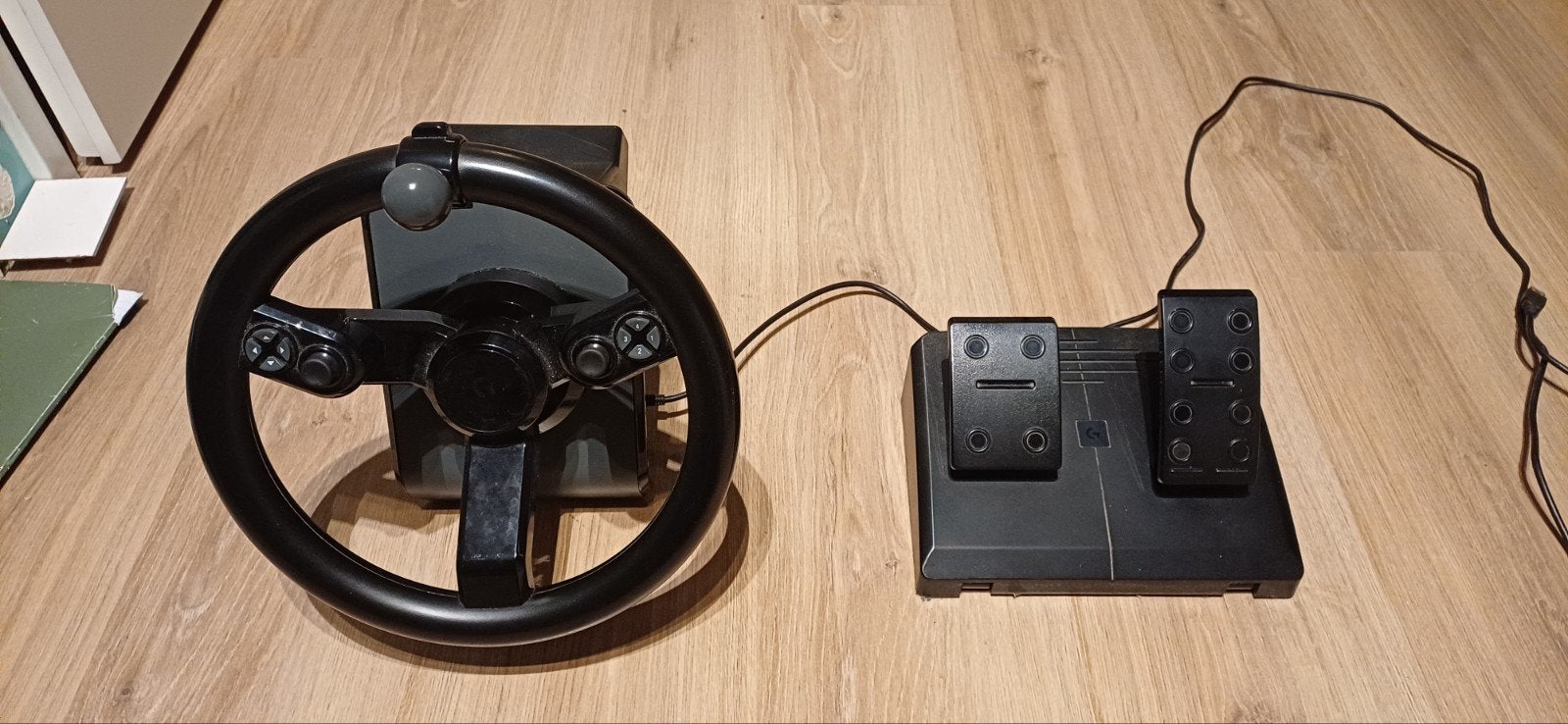 Stuurwiel met pedalen voor Farming Simulator & Euro Truck, Spelcomputers en Games, Ophalen, Gebruikt, 1 speler, Virtual Reality