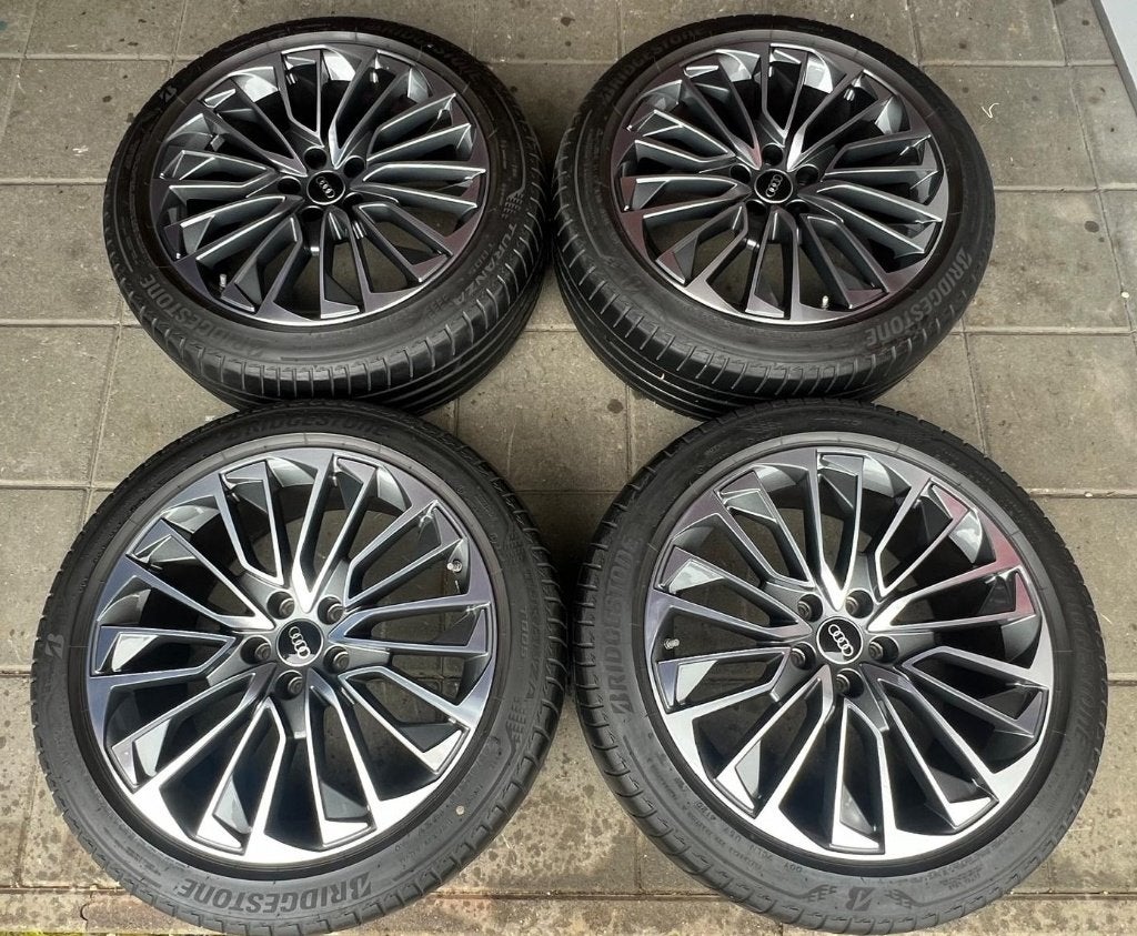 Orig. 19 inch Audi A6 S-line velgen met banden, Banden en Velgen, Personenwagen, Zomerbanden, Ophalen