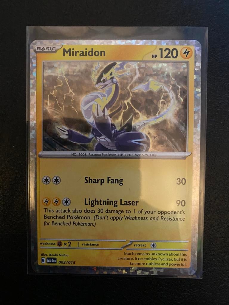 Miraidon 003 dragon discovery mcdonalds 2025, Ophalen of Verzenden, Zo goed als nieuw