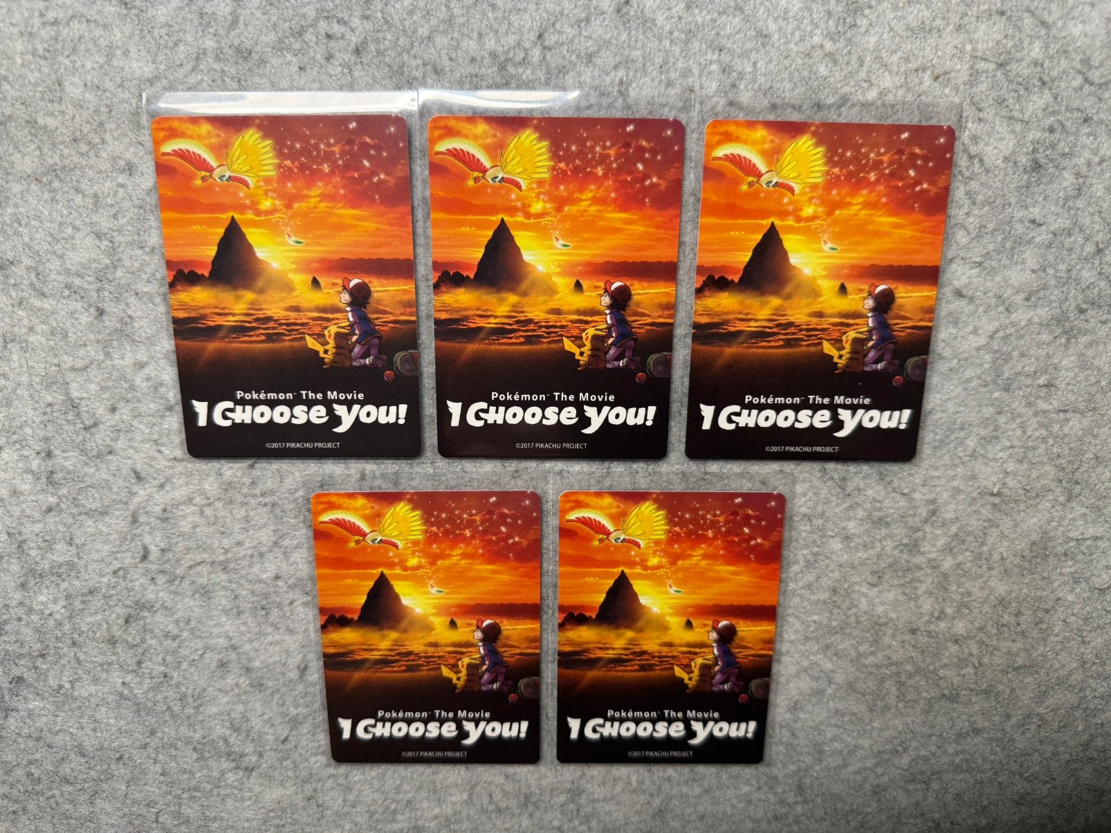 Pokémon | 5x Ash & Pikachu “I Choose You” fullart Promo’s, Ophalen of Verzenden