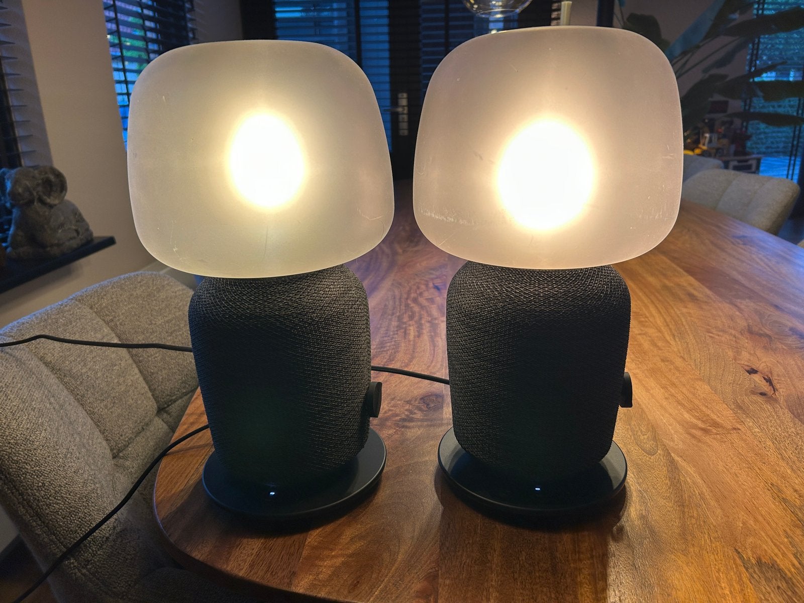 Set van 2 IKEA x Sonos Symfonisk Tafellampen, Bluetooth, Ophalen of Verzenden, Sonos