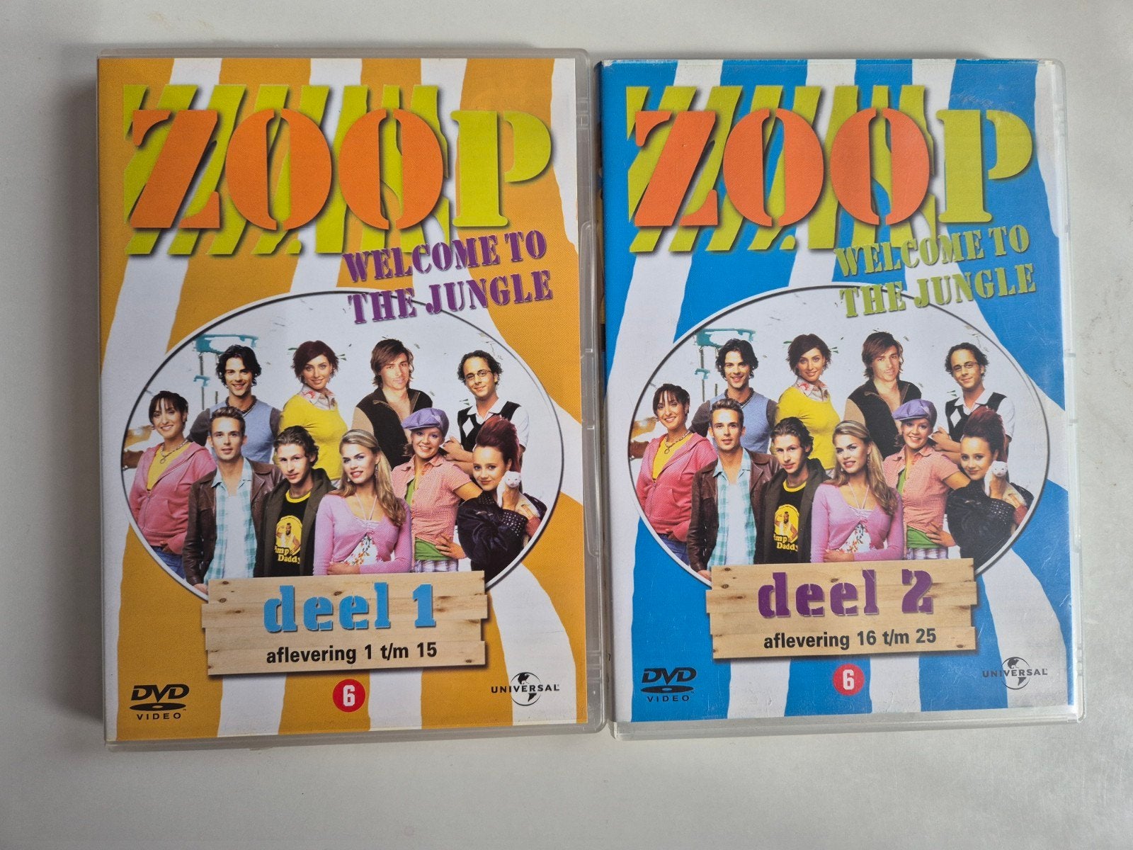 ZOOP Welcome to the Jungle DVD - Deel 1 & 2, Cd's en Dvd's, Avontuur, Boxset, Ophalen of Verzenden, Zo goed als nieuw