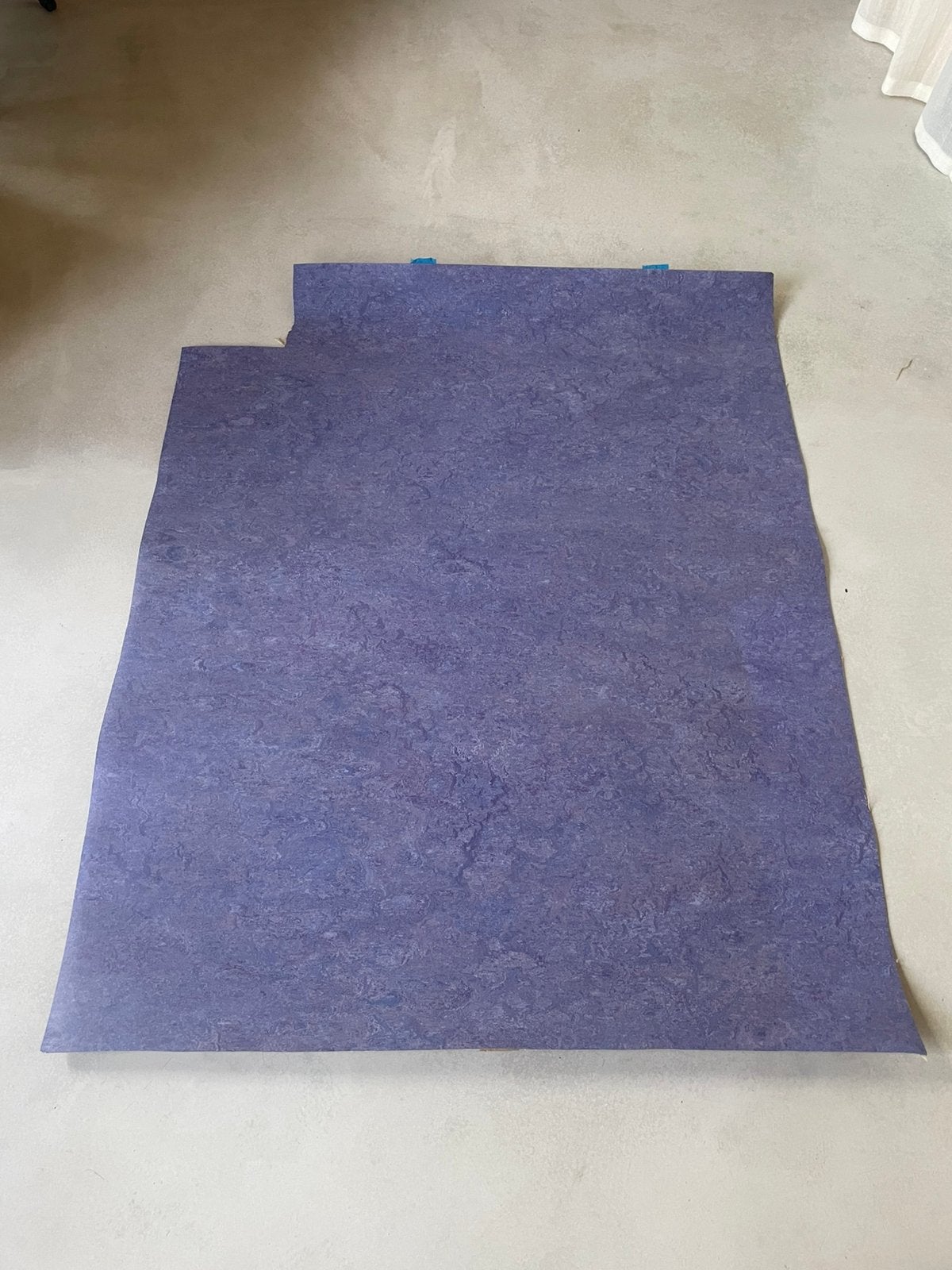 Linoleum marmoleum vloer paars 1,5 m2 forbo, Ophalen, Overige materialen, 30 cm of meer, 50 tot 150 cm