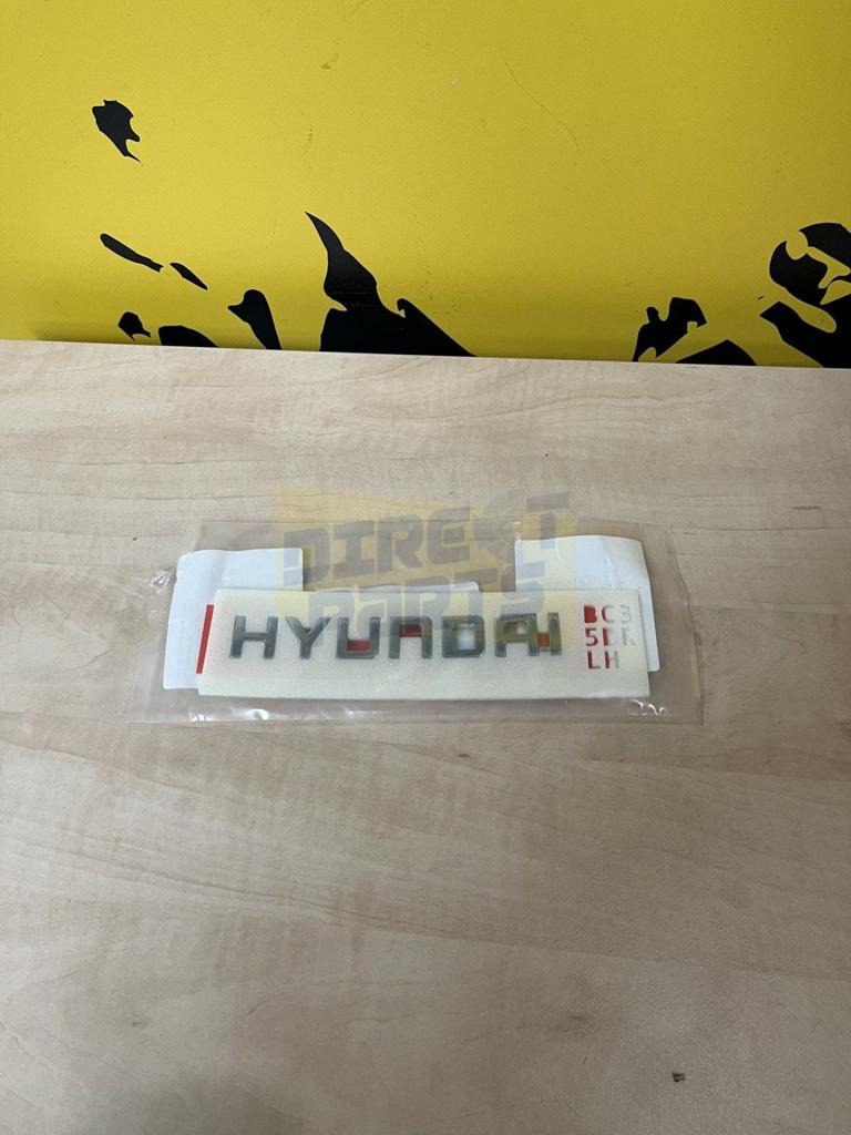 Hyundai Bayon (6/21-) embleem tekst ''Hyundai' achterzijde O, -, -, Nieuw, Ophalen of Verzenden