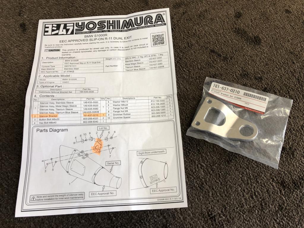 Yoshimura uitlaatbeugel uitlaat beugel R-11 R11 (2 soorten), Yoshimura Japan, Verzenden, Nieuw, 6748 Nakatsu, Aiko-Gun, Aikawa-Machi, Kanagawa-Pref., 243-0303, JP
