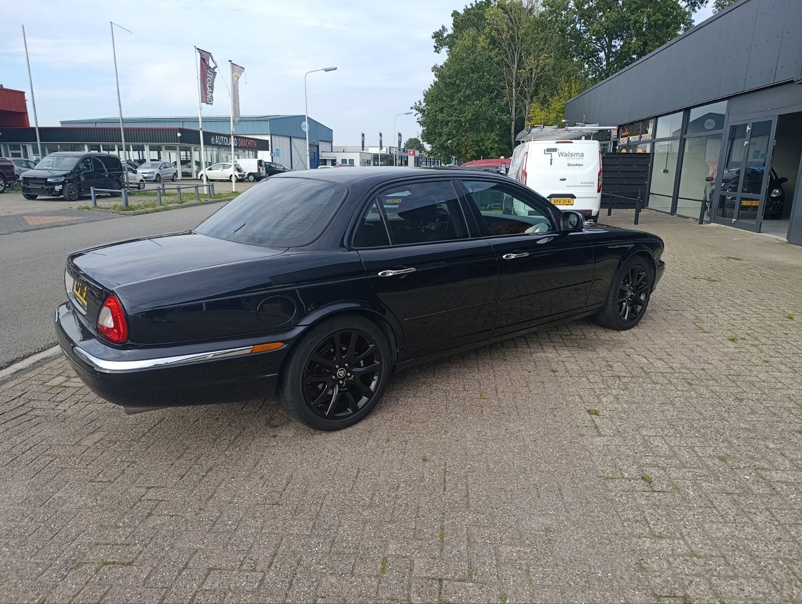 Jaguar XJ 3.5 AUT 2004 Zwart, Auto's, Automaat, Achterwielaandrijving, 8 cilinders, 258 pk