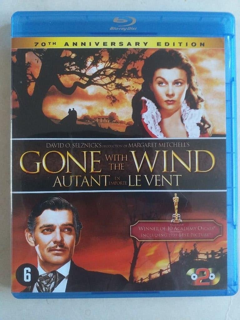 Gone With The Wind Bluray, Engels, Nederlands, Film, Ophalen of Verzenden