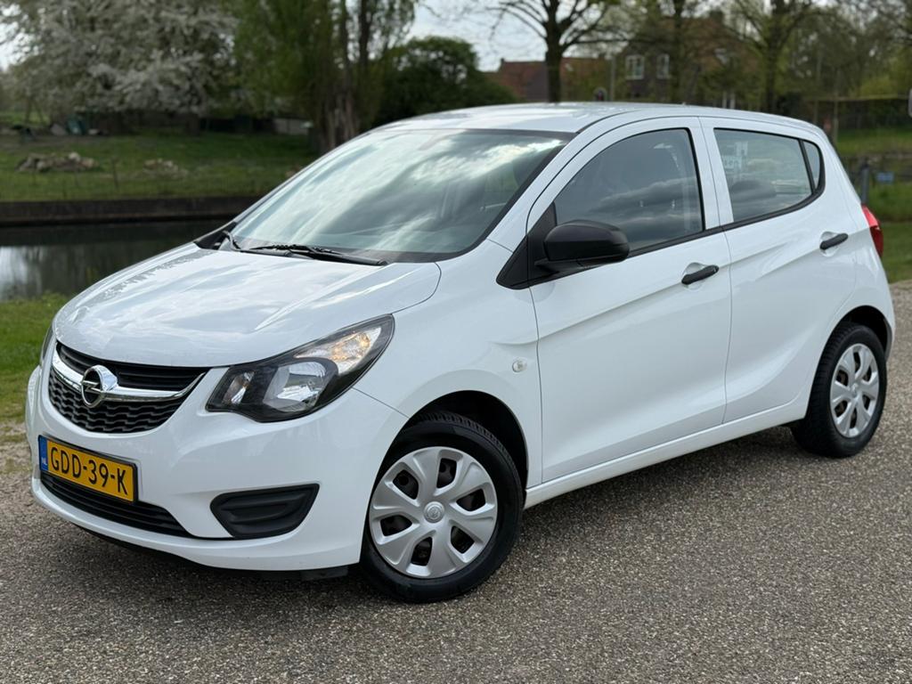 Opel Karl 1.0 75pk 2016 Wit|5 deurs| Nieuwe apk, Auto's, Opel, Voorwielaandrijving, 877 kg, Stof, 74 pk
