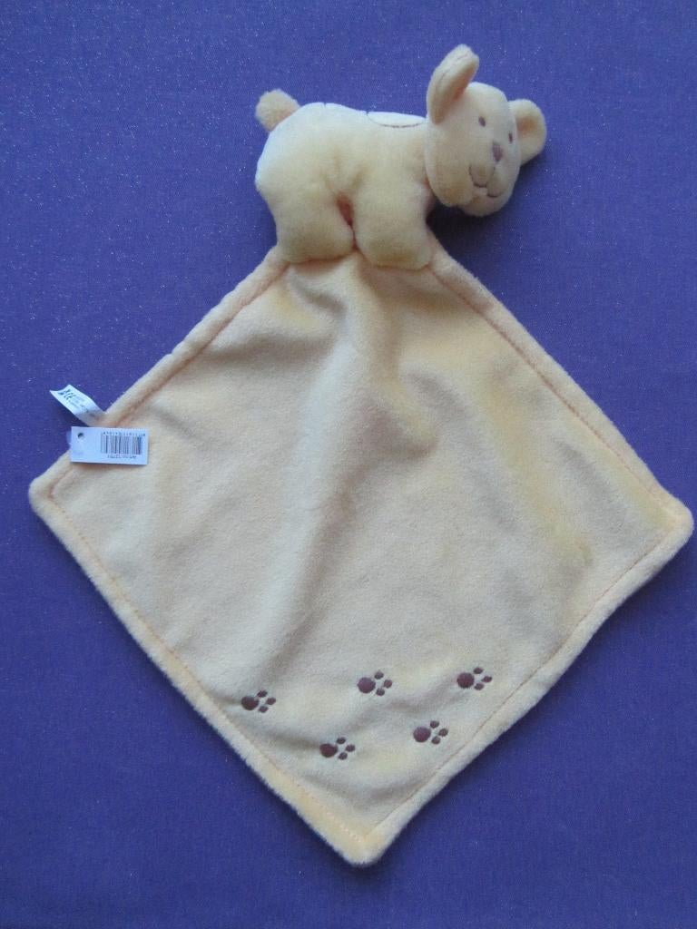 UNI TOYS Knuffeldoekje HOND. GEEL **Nieuw**, Overige merken, Geel, Nieuw, Met label