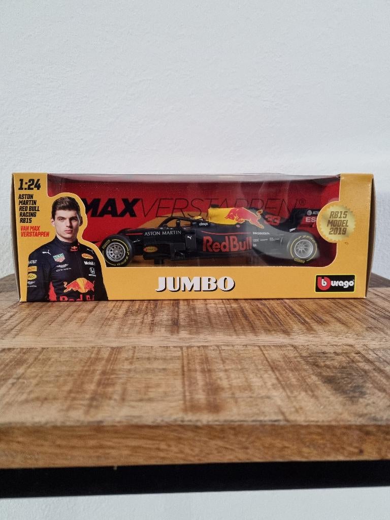 Jumbo Max Verstappen F1 auto RB15 - 2019 Bburago NIEUW, Hobby en Vrije tijd, Modelauto's | 1:24, Ophalen of Verzenden, Nieuw, Auto