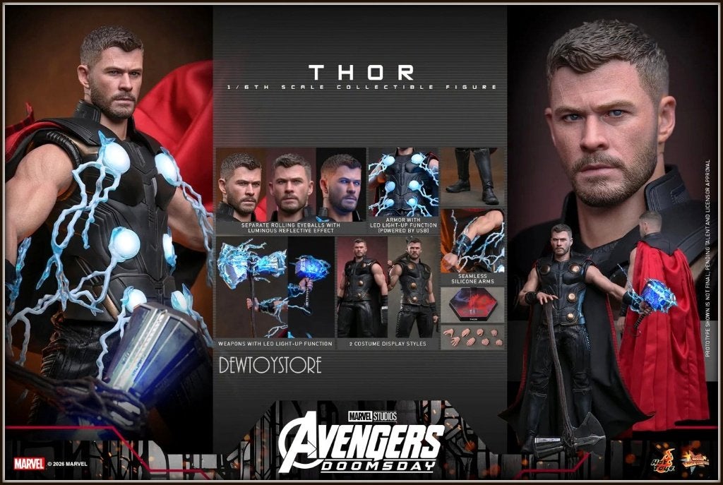 [𝗣𝗿𝗲-𝗼𝗿𝗱𝗲𝗿] Hot Toys - Avengers: Doomsday - Thor, Verzenden, Nieuw