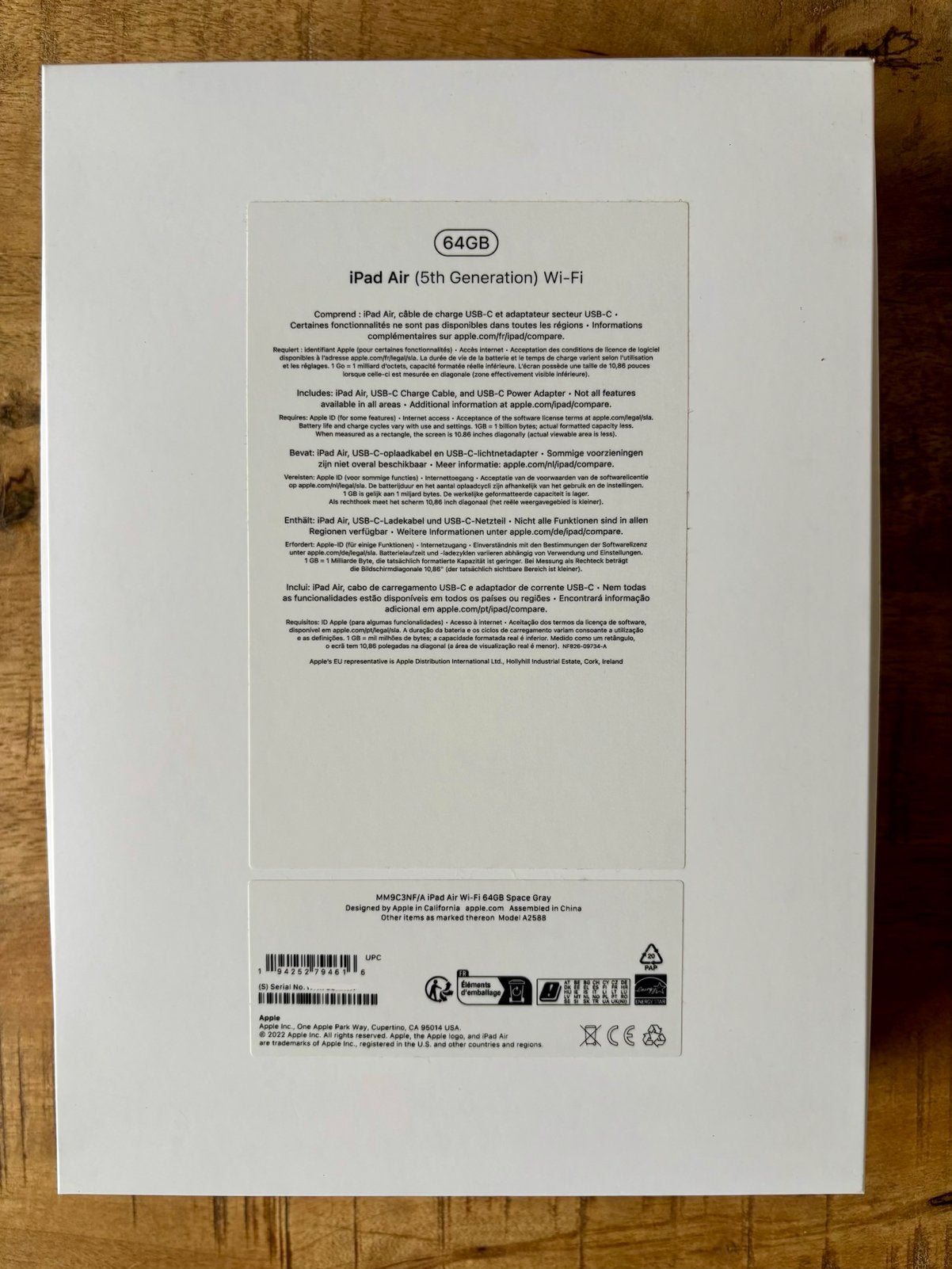 Foto 4 van Apple iPad Air 5e generatie 64GB Wi-Fi Space Grey
