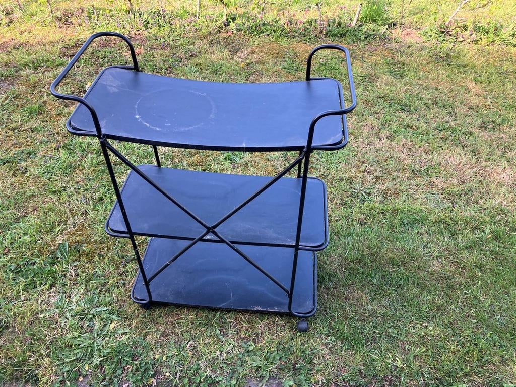 Leuk zwart verrijdbare trolley, Ophalen, Gebruikt, Campingkast
