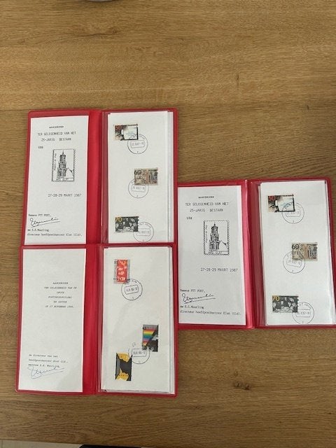 postzegelmapje, Ophalen of Verzenden, Na 1940, Gestempeld