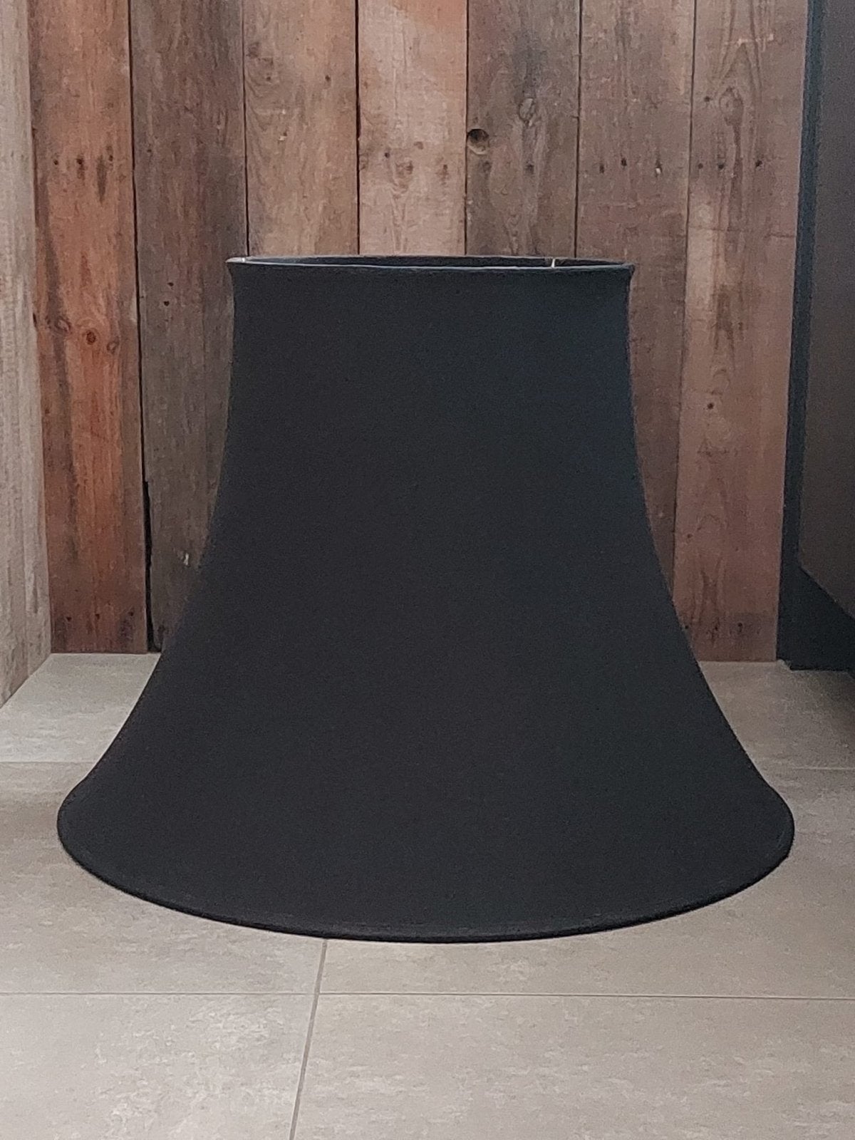 Zwarte lampenkap, Huis en Inrichting, Lampen | Lampenkappen, Ophalen, Overige typen, Zwart, Zo goed als nieuw