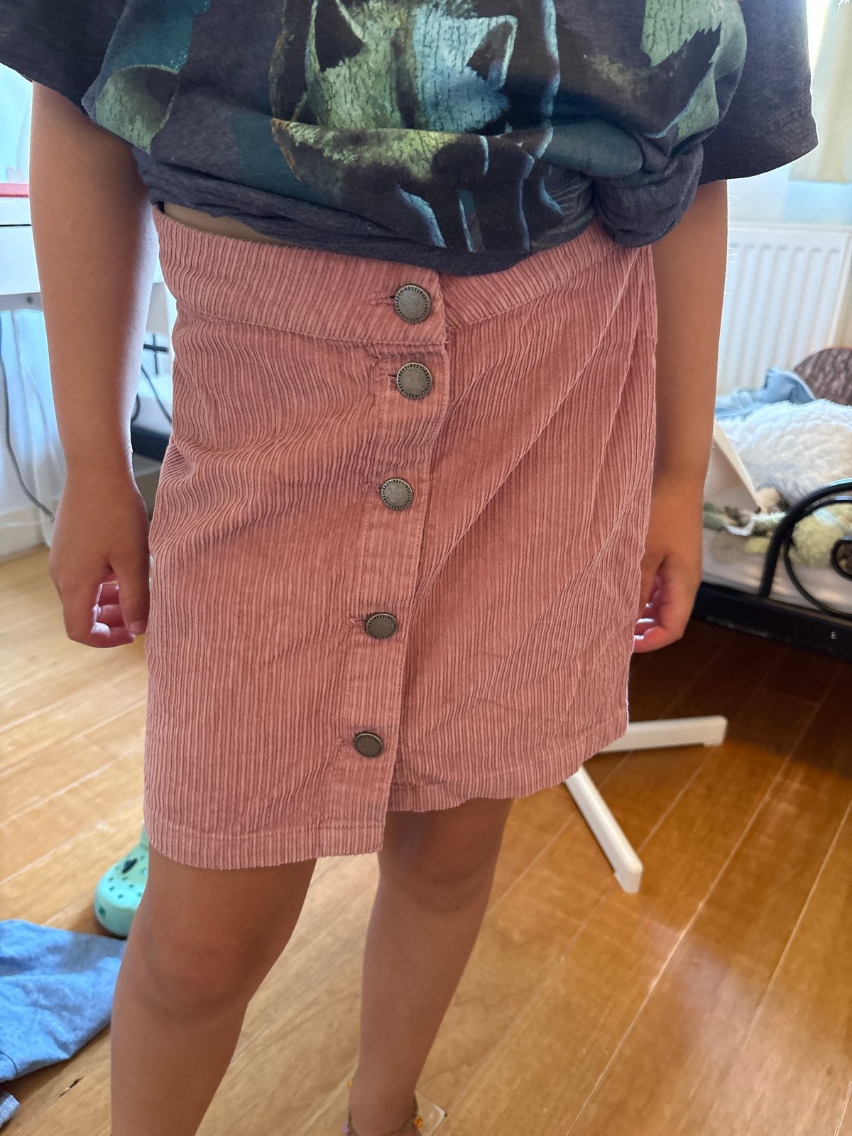 Roxy Girl ribfluwelen rokje maat 140, Ophalen, Gebruikt, Meisje, Jurk of Rok