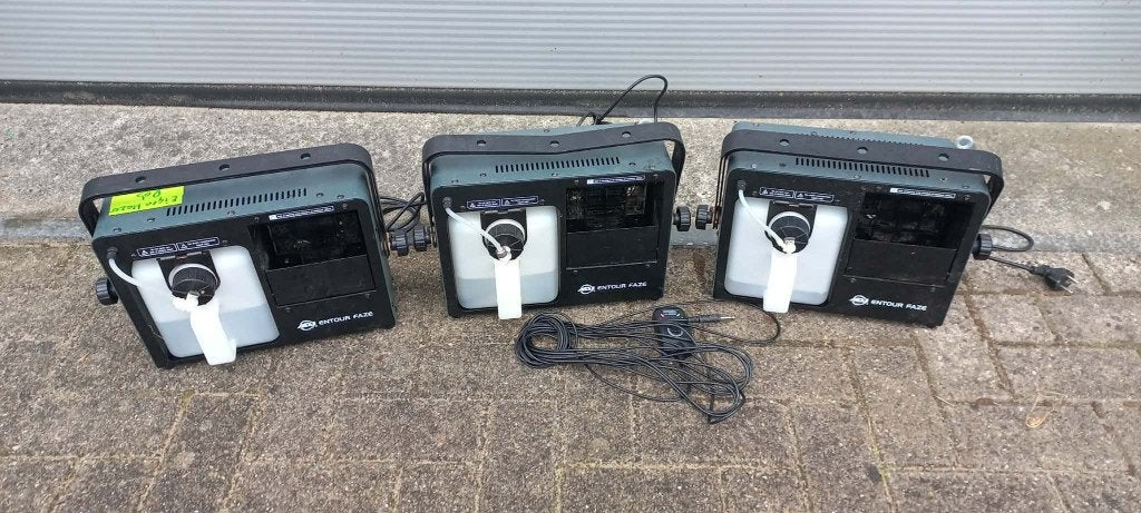 3 x American DJ Entour Faze rookmachines met defect, Ophalen of Verzenden, Gebruikt, Rookmachine