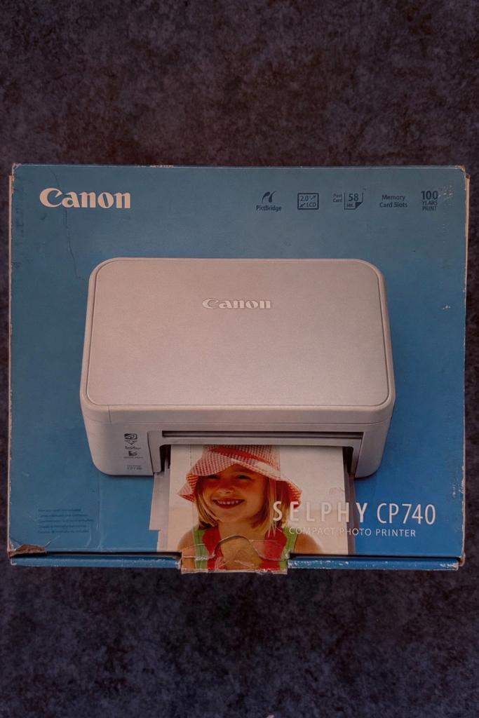 Canon SELPHY CP740 fotoprinter nieuw in doos/nooit gebruikt, Nieuw, Ophalen of Verzenden, Nvt, Nvt