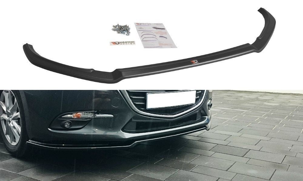 Voorlip splitter spoiler skirt achterlip - Mazda 3 16-19