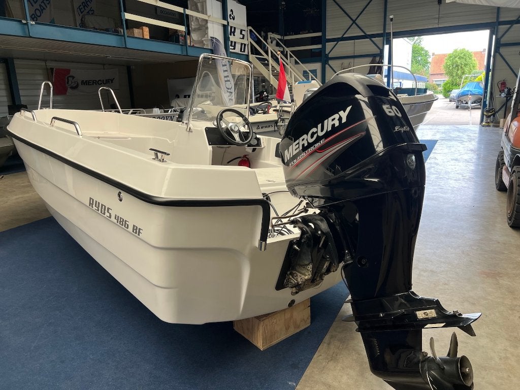 Ryds 486BF + Mercury F60 ELPT EFI CT, Watersport en Boten, Ophalen, Overige merken, Ryds, Viertaktmotor