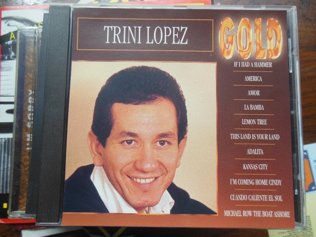 cd pop rock trini lopez gold verzamel muziek, Ophalen of Verzenden, Zo goed als nieuw, Poprock, Verzamelalbum