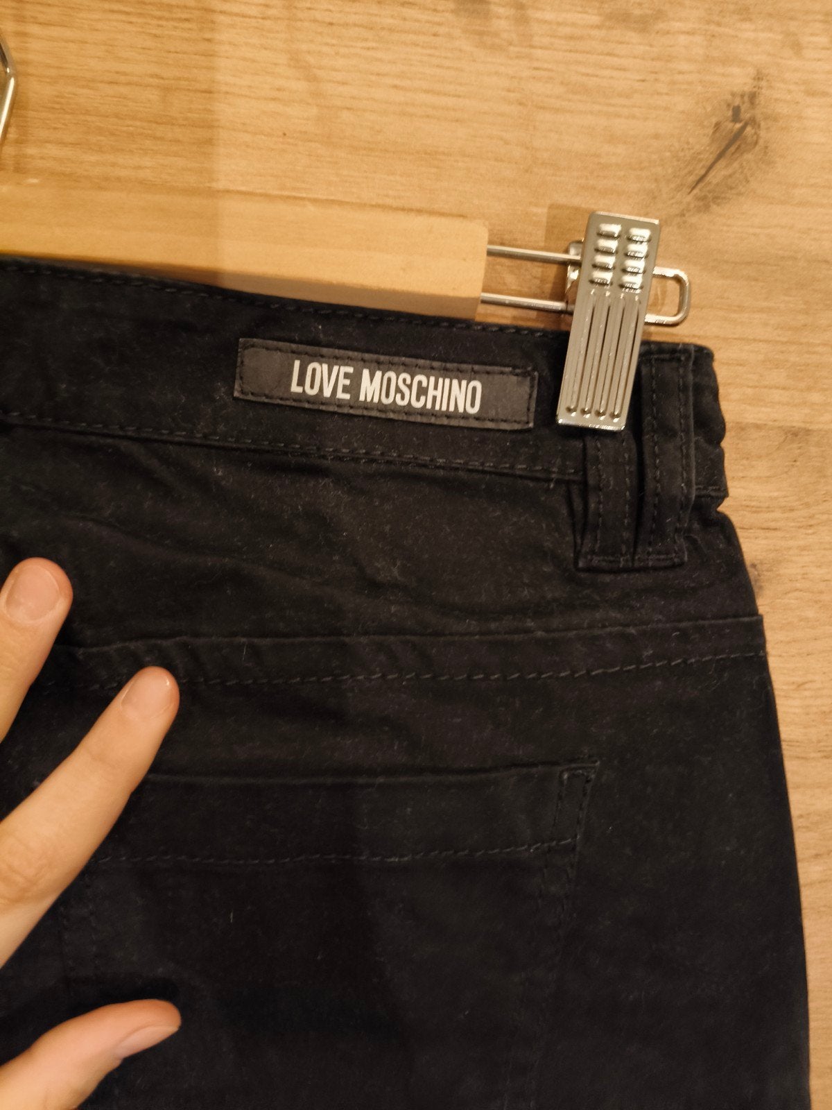 Love Moschino Zwarte Broek, Love Moschino, Zwart, Ophalen of Verzenden, Maat 36 (S)