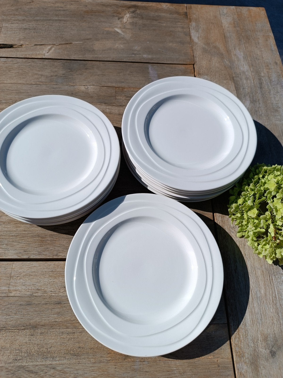 14x Jamie Oliver Waves ontbijt borden 21 cm, Huis en Inrichting, Keuken | Servies, Ophalen of Verzenden, Porselein, Overige stijlen