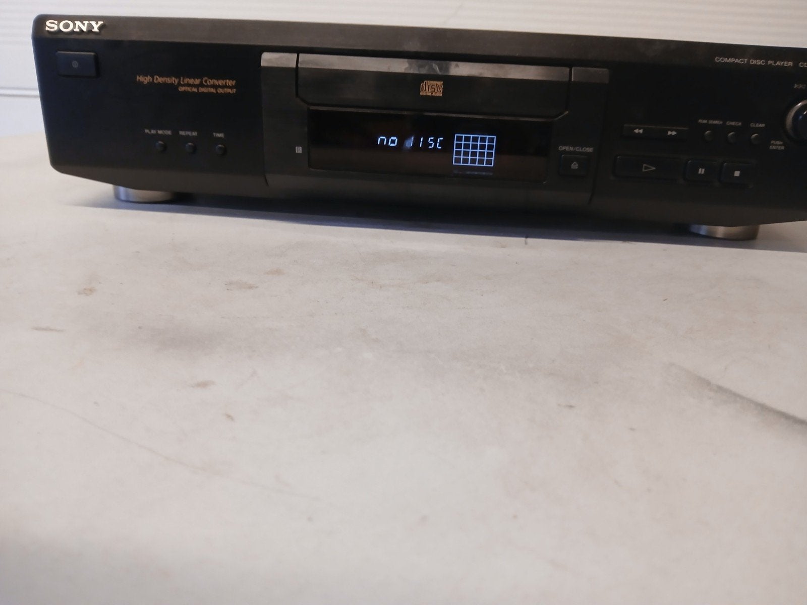 Sony CDP-XE530 Compact Disc Player, Ophalen, Gebruikt, Sony