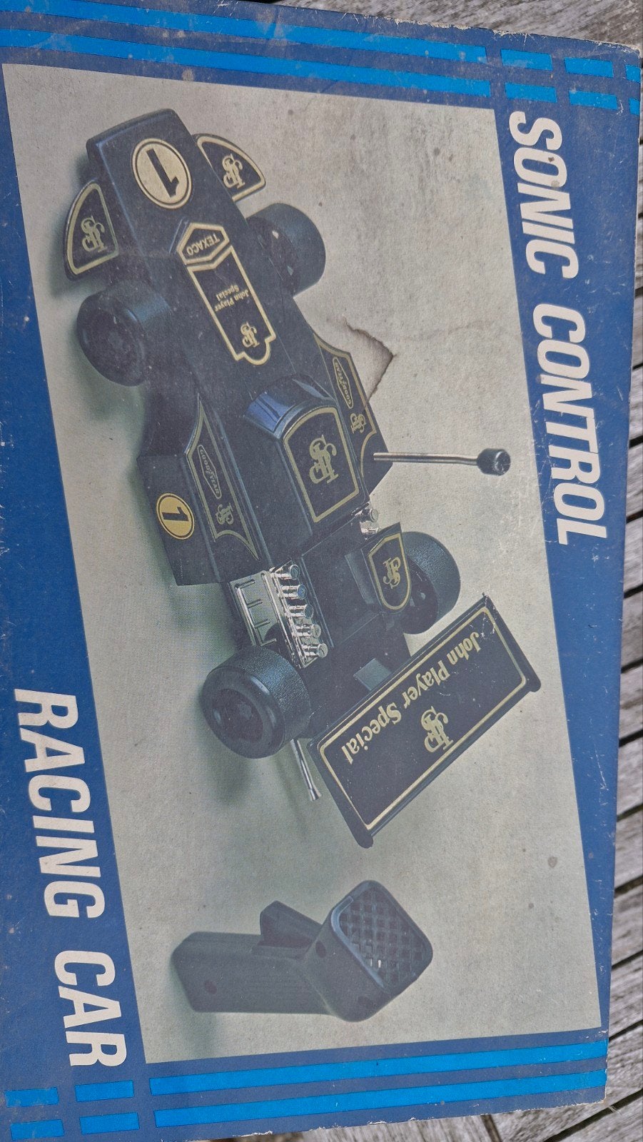 Vintage John Player Special Sonic Control Raceauto, Auto, Groter dan 1:32, Zo goed als nieuw, Ophalen