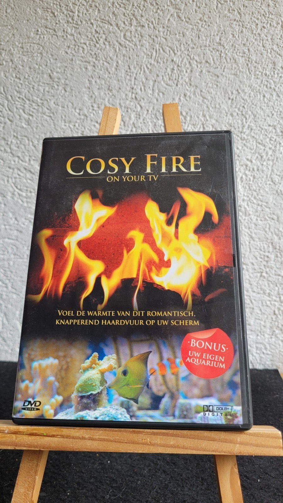 Cosy Fire on your TV DVD - Romantisch haardvuur en aquarium, Alle leeftijden, Ophalen of Verzenden, Gebruikt