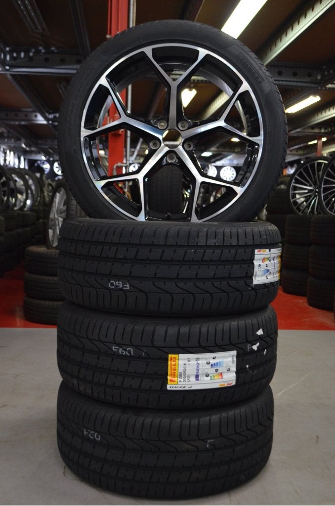 NWE. 20" Audi A6 5x112 ET30 66.6 9x20 + Zomerbanden, Niet ingevuld, 255 mm, Banden en Velgen, Niet ingevuld