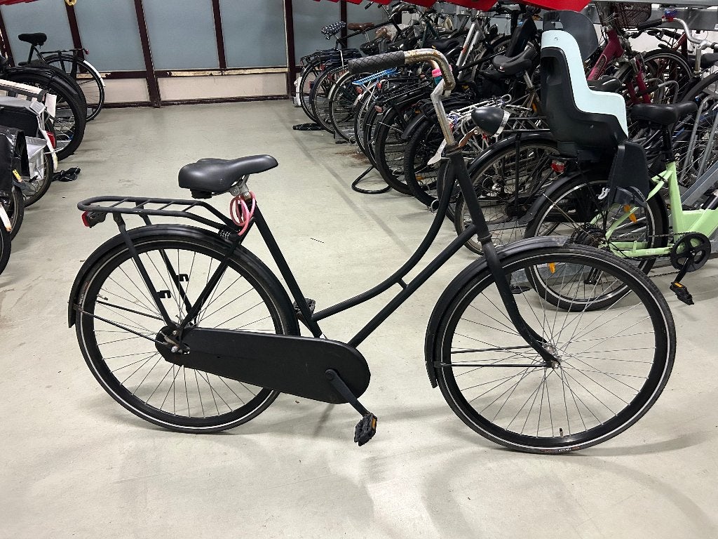 Black City Bike – Low Step-Through – Ready to Ride, Terugtraprem, Ophalen, Overige merken, 53 tot 56 cm
