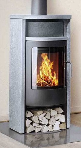 Uitmuntende🪵Attika BANDO Speksteen🔥design houtkachel ZGAN, Ophalen, Houtkachel, Zo goed als nieuw, Vrijstaand